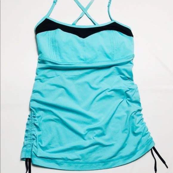☀️ 2 for $20 ☀️ Lululemon angel blue yoga top sz 4 - Picture 6 of 6